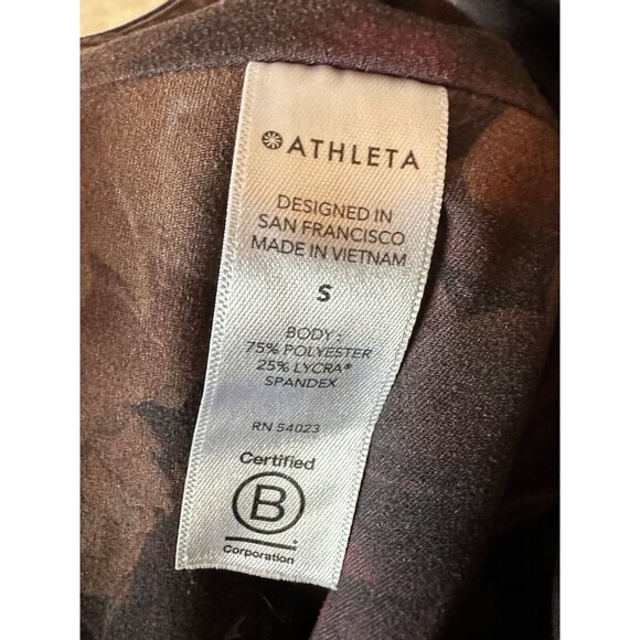 Athleta Elation Printed Tight Antionette Floral Yoga Soft Legging Size S - Picture 10 of 11